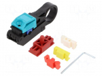 Stripping tool | &Oslash;cable: 2.5&divide;7.6mm | Wire: coaxial,round