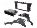 Radio frame | Nissan | 1 DIN | grey gloss