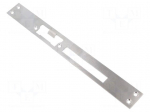 Frontal plate | left,flat | W: 28mm | for electromagnetic lock