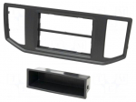 Radio frame | MAN,VW | 2 DIN | black