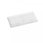 Pop-up box to be equipped - 2 x 4 modules - Glossy White