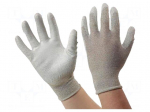 Protective gloves | Size: XL | ESD | beige