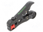 Stripping tool | Wire: for transmision data,coaxial,UTP | 125mm