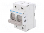Fuse disconnector | D02 | for DIN rail mounting | 63A | 400V | Poles: 2