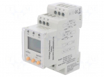 Meter: relay | digital | for DIN rail mounting | LCD | 3 digit | 0&divide;55&deg;C