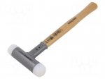 Hammer | 330mm | W: 110mm | 460g | 30mm | round | wood (hickory)