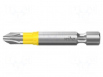 Screwdriver bit | Phillips | PH1 | 1/4" | Overall len: 50mm | 5pcs | Y