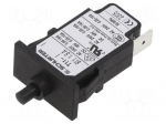 Circuit breaker | Urated: 240VAC | 48VDC | 1.8A | SPST | Poles: 1 | MCB