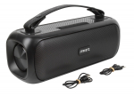 Boombox STREETZ BT 2x 7.5 W, IPX5, AUX, USB flash, LED, black / CMB-110