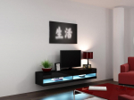 Cama TV stand VIGO NEW 30/180/40 black/black gloss