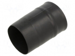 Heat shrink boot | glueless,straight | 22.4mm | L: 80mm | black