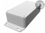 Enclosure: multipurpose | X: 60mm | Y: 112mm | Z: 31mm | 1590W | aluminium