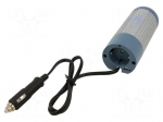Converter: DC/AC | 100W | Uout: 230VAC | 10&divide;15VDC | 170x65x60mm | 90%