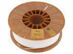 Filament: PLA | 1.75mm | white | 185&divide;225&deg;C | 1kg | Table temp: 40&divide;60&deg;C