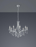 Trio-Lighting Lucerna chandelier 8-pc E14 chrome lustra