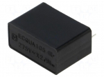 Capacitor: polypropylene | X2 | ECQUA | 1uF | 275VAC | 26x19x12mm | THT