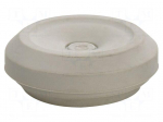 Grommet | elastomer thermoplastic TPE | grey | -25&divide;35&deg;C | 8&divide;17mm