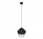 Trio-Lighting Borka  1-pc 30 cm E27 black piekaramā lampa