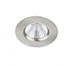 Trio Zagros LED recessed spotlight IP65 brushed steel round gaismeklis 650710107 4017807376944