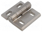 Hinge | Width: 68mm | stainless steel | H: 65mm | adjustable