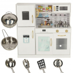 RoGer Wooden Kitchen for Children with Refrigerator
