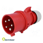 Pistik: AC-toide 3-faasiline | pistik | mees | 32A | 400VAC | IEC 60310