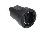 Pistikud ja pistikupesa plokid // Pistikud ja pistikupesad // Gniazdo  typu niemieckiego  16A/250V (gumowe czarna) 2210