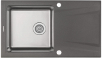 1-bowl granite-steel sink with drainer