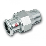 SANHA-Therm cinkota tērauda saskrūve 22x3/4"M Cinkota tērauda saskrūve M vītne