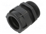 Cable gland | with long thread | PG42 | IP68 | polyamide | grey