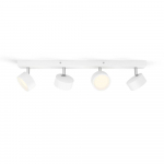 PHILIPS Bracia Spot WH 4x5.5W 2700K HV gaismeklis