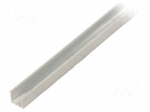 Profiles for LED modules | white | 1m | LOKOM | aluminium | varnished