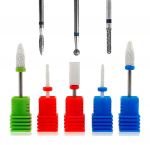 TV, SAT, HDMI, DVI kaablid ja tarvikud // Koaksiaalkaablite pistikud, tarvikud ja t&ouml;&ouml;riistad // AG131G Zestaw frez&oacute;w do paznokci 8szt