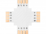 LED valgustus // Valgustid uutest tarnetest // 4885# Konektor do taśm led typu "+" 10mm rgb