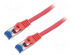 Patch cord | S/FTP | Cat: 6a | RJ45 plug,both sides | stranded | CCA