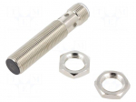 Sensor: inductive | OUT: PNP / NO | 2mm | 10&divide;30VDC | M12 | IP67 | 200mA