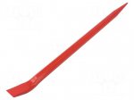 Crowbar | flat tip | L: 500mm | W: 20mm | tool steel