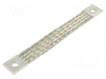 Braids | earthing tape | W: 30mm | 50mm2 | &Oslash;1: 11mm | &Oslash;2: 11mm | 250A | KT