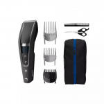 Plaukų kirpimo ma&scaron;inėlė Philips  Series 5000 Beard and Hair Trimmer HC5632/15 Cordless or corded, Number of length steps 28, Step precise 1 mm, Black