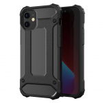 Back panel cover Hurtel  Hybrid Armor Case Tough Rugged Cover for iPhone 12 Pro Max black