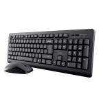 Computer keyboard Trust  KEYBOARD +MOUSE WRL PRIMO SET/ENG 25347