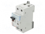 RCBO breaker | Inom: 16A | Ires: 30mA | Max surge current: 250A | IP20