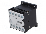 Contactor: 4-pole | NO x3 + NO | 24VAC | 12A | for DIN rail mounting