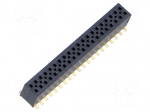 Connector: pin strips | socket | male | PIN: 40 | vertical | SMT | 1.27mm