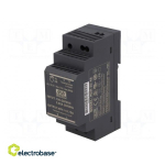 Power supply: switched-mode; 36W; 48VDC; 43.2&divide;55.2VDC; 0.75A; 120g