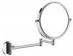 Cosmetic mirror on a movable arm - double-sided