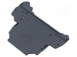 End piece | Entrelec | dark grey