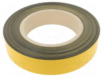 Tape: marking | black | L: 50m | W: 50mm | self-adhesive | PVC