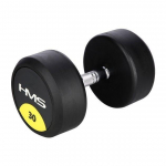 Rubberised dumbbell 30kg HMS HG PRO 30