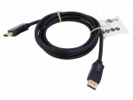 Cable | DisplayPort plug,both sides | PVC | DisplayPort 2.1 | Len: 2m